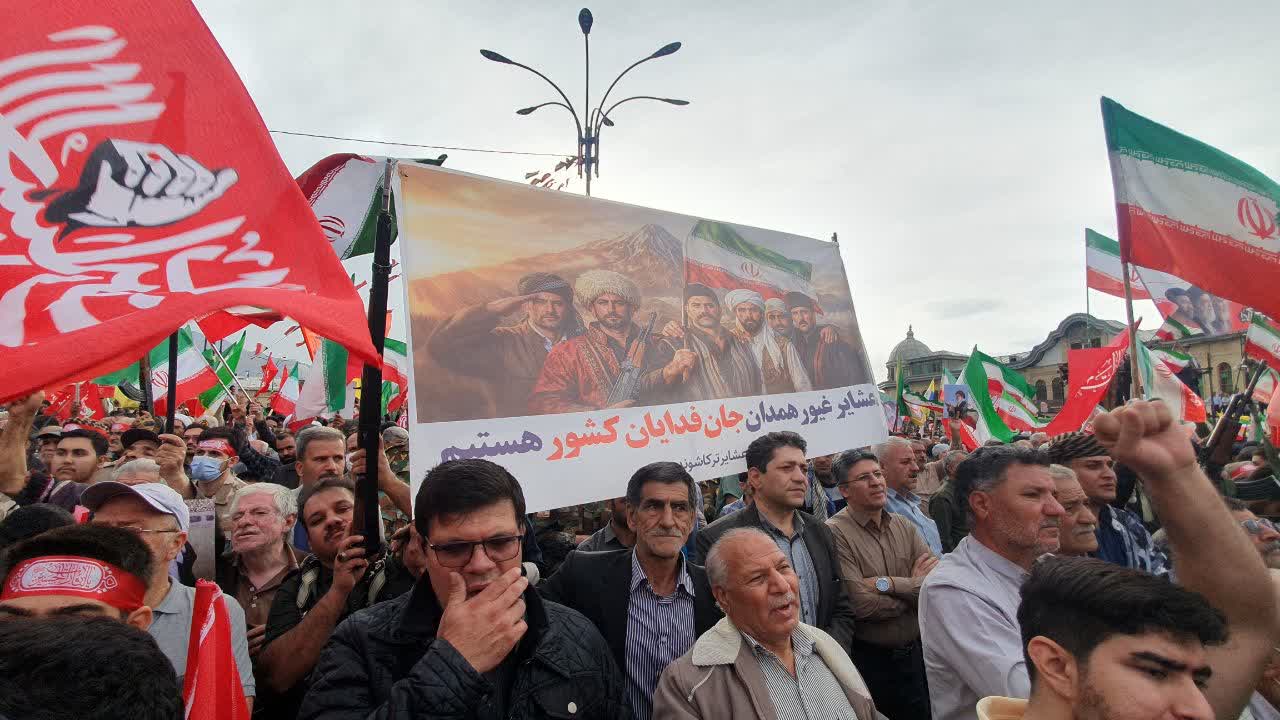حضور عشایر همدان در رزمایش «جان‌فدا»